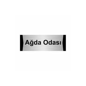 Özarslan Dizayn Ağda Odası 7x20 cm Gümüş Renk Metal Yönlendirme Levhası