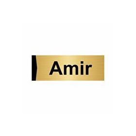 Özarslan Dizayn Amir 10x20 cm Altın Renk Metal Yönlendirme Levhası