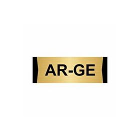 Özarslan Dizayn Ar-ge 5x20 cm Altın Renk Metal Yönlendirme Levhası