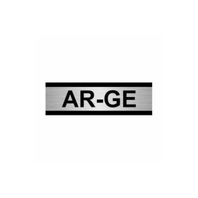 Özarslan Dizayn Ar-ge 5x20 cm Gümüş Renk Metal Yönlendirme Levhası