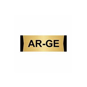 Özarslan Dizayn Ar-ge 7x20 cm Altın Renk Metal Yönlendirme Levhası