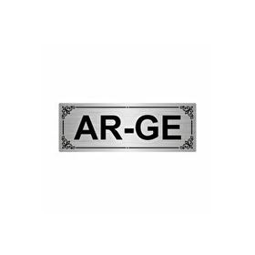 Özarslan Dizayn Ar-ge 7x20 cm Gümüş Renk Metal Yönlendirme Levhası