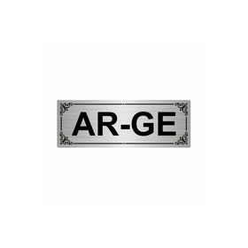 Özarslan Dizayn Ar-ge 7x20 cm Gümüş Renk Metal Yönlendirme Levhası