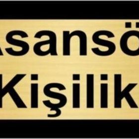 Özarslan Dizayn Asansör 5 Kişiliktir 10x20 cm Altın Renk Metal Yönlendirme Levhası