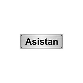 Özarslan Dizayn Asistan 10x20 cm Gümüş Renk Metal Yönlendirme Levhası