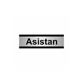 Özarslan Dizayn Asistan 5x20 cm Gümüş Renk Metal Yönlendirme Levhası