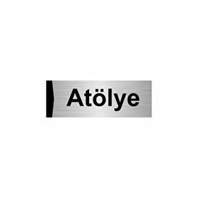 Özarslan Dizayn Atölye 10x20 cm Gümüş Renk Metal Yönlendirme Levhası