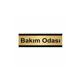 Özarslan Dizayn Bakım Odası 7x20 cm Altın Renk Metal Yönlendirme Levhası