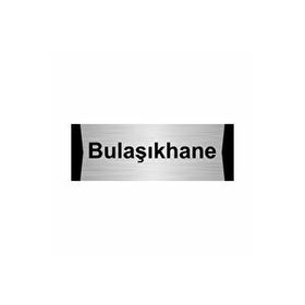 Özarslan Dizayn Bulaşıkhane 10x20 cm Gümüş Renk Metal Yönlendirme Levhası