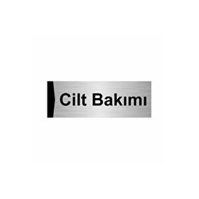 Özarslan Dizayn Cilt Bakımı 5x20 cm Gümüş Renk Metal Yönlendirme Levhası