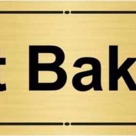 Özarslan Dizayn Cilt Bakımı 7x20 cm Altın Renk Metal Yönlendirme Levhası