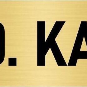 Özarslan Dizayn Departman Kapı İsimliği 10. Kat 5x20 cm Altın Renk Metal Yönlendirme Levhası