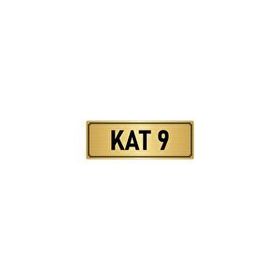 Özarslan Dizayn Departman Kapı İsimliği 9. Kat 10x20 cm Altın Renk Metal Yönlendirme Levhası