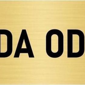 Özarslan Dizayn Departman Kapı İsimliği Ağda Odası 10x20 cm Altın Renk Metal Yönlendirme Levhası