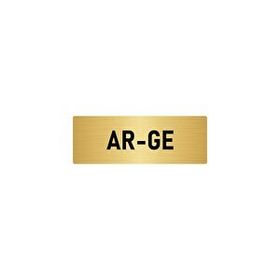 Özarslan Dizayn Departman Kapı İsimliği Ar-ge 5x20 cm Altın Renk Metal Yönlendirme Levhası