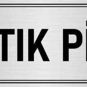 Özarslan Dizayn Departman Kapı İsimliği Atık Pil 10x20 cm Gümüş Renk Metal Yönlendirme Levhası