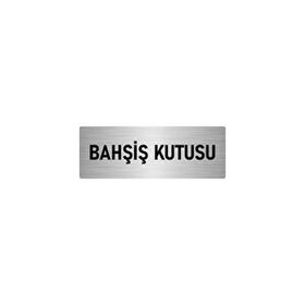 Özarslan Dizayn Departman Kapı İsimliği Bahşiş Kutusu 10x20 cm Altın Renk Metal Yönlendirme Levhası