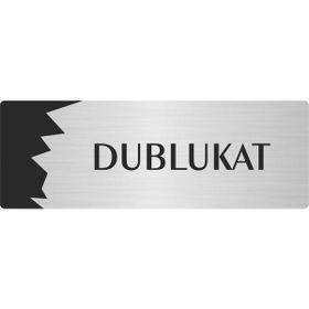 Özarslan Dizayn Departman Kapı İsimliği Dublukat 5x20 cm Gümüş Renk Metal Yönlendirme Levhası