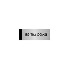 Özarslan Dizayn Departman Kapı İsimliği Eğitim Odası 5x20 cm Gümüş Renk Metal Yönlendirme Levhası