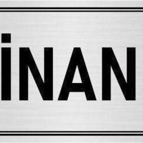 Özarslan Dizayn Departman Kapı İsimliği Finans 7x20 cm Gümüş Renk Metal Yönlendirme Levhası