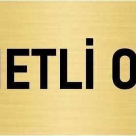 Özarslan Dizayn Departman Kapı İsimliği Hizmetli Odası 7x20 cm Altın Renk Metal Yönlendirme Levhası