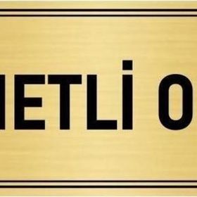Özarslan Dizayn Departman Kapı İsimliği Hizmetli Odası 7x20 cm Altın Renk Metal Yönlendirme Levhası