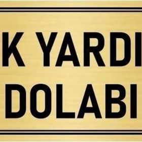 Özarslan Dizayn Departman Kapı İsimliği İlk Yardım Dolabı 10x20 cm Altın Renk Metal Yönlendirme Levhası