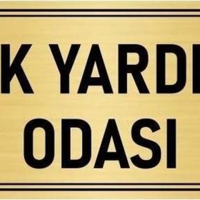 Özarslan Dizayn Departman Kapı İsimliği İlk Yardım Odası 5x20 cm Altın Renk Metal Yönlendirme Levhası