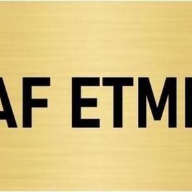 Özarslan Dizayn Departman Kapı İsimliği İsraf Etmeyin 5x20 cm Altın Renk Metal Yönlendirme Levhası