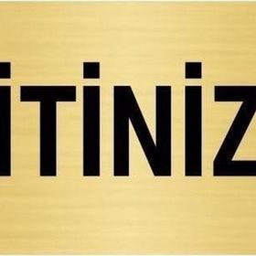 Özarslan Dizayn Departman Kapı İsimliği İtiniz 10x20 cm Altın Renk Metal Yönlendirme Levhası