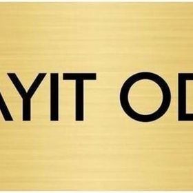 Özarslan Dizayn Departman Kapı İsimliği Kayıt Odası 10x20 cm Altın Renk Metal Yönlendirme Levhası