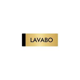 Özarslan Dizayn Departman Kapı İsimliği Lavabo 10x20 cm Altın Renk Metal Yönlendirme Levhası