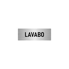 Özarslan Dizayn Departman Kapı İsimliği Lavabo 5x20 cm Gümüş Renk Metal Yönlendirme Levhası