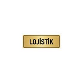 Özarslan Dizayn Departman Kapı İsimliği Lojistik 10x20 cm Altın Renk Metal Yönlendirme Levhası