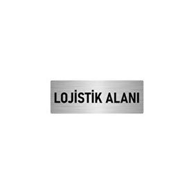 Özarslan Dizayn Departman Kapı İsimliği Lojistik 7x20 cm Gümüş Renk Metal Yönlendirme Levhası