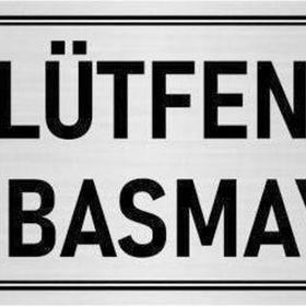 Özarslan Dizayn Departman Kapı İsimliği Lütfen Zile Basmayınız 5x20 cm Gümüş Renk Metal Yönlendirme Levhası