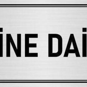Özarslan Dizayn Departman Kapı İsimliği Makine Dairesi 10x20 cm Gümüş Renk Metal Yönlendirme Levhası