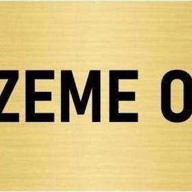 Özarslan Dizayn Departman Kapı İsimliği Malzeme Odası 10x20 cm Altın Renk Metal Yönlendirme Levhası