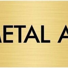 Özarslan Dizayn Departman Kapı İsimliği Metal Atık 10x20 cm Altın Renk Metal Yönlendirme Levhası