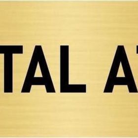 Özarslan Dizayn Departman Kapı İsimliği Metal Atık 5x20 cm Altın Renk Metal Yönlendirme Levhası