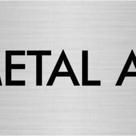 Özarslan Dizayn Departman Kapı İsimliği Metal Atık 7x20 cm Gümüş Renk Metal Yönlendirme Levhası