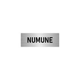 Özarslan Dizayn Departman Kapı İsimliği Numune 10x20 cm Gümüş Renk Metal Yönlendirme Levhası