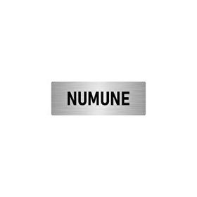 Özarslan Dizayn Departman Kapı İsimliği Numune 5x20 cm Gümüş Renk Metal Yönlendirme Levhası