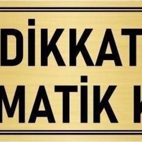 Özarslan Dizayn Departman Kapı İsimliği Otomatik Kapı 7x20 cm Altın Renk Metal Yönlendirme Levhası
