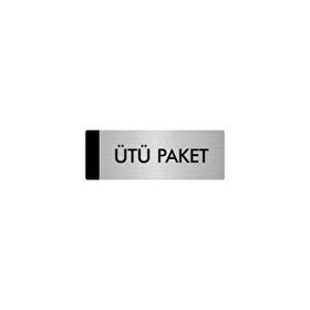 Özarslan Dizayn Departman Kapı İsimliği Paketleme 10x20 cm Gümüş Renk Metal Yönlendirme Levhası
