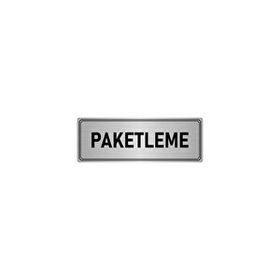 Özarslan Dizayn Departman Kapı İsimliği Paketleme 5x20 cm Gümüş Renk Metal Yönlendirme Levhası