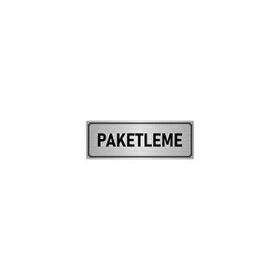 Özarslan Dizayn Departman Kapı İsimliği Paketleme 5x20 cm Gümüş Renk Metal Yönlendirme Levhası