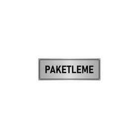 Özarslan Dizayn Departman Kapı İsimliği Paketleme 7x20 cm Gümüş Renk Metal Yönlendirme Levhası
