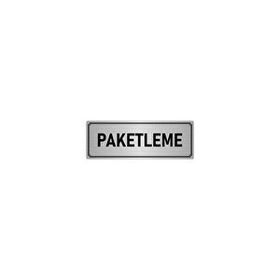 Özarslan Dizayn Departman Kapı İsimliği Paketleme 7x20 cm Gümüş Renk Metal Yönlendirme Levhası
