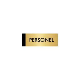 Özarslan Dizayn Departman Kapı İsimliği Personel 5x20 cm Altın Renk Metal Yönlendirme Levhası